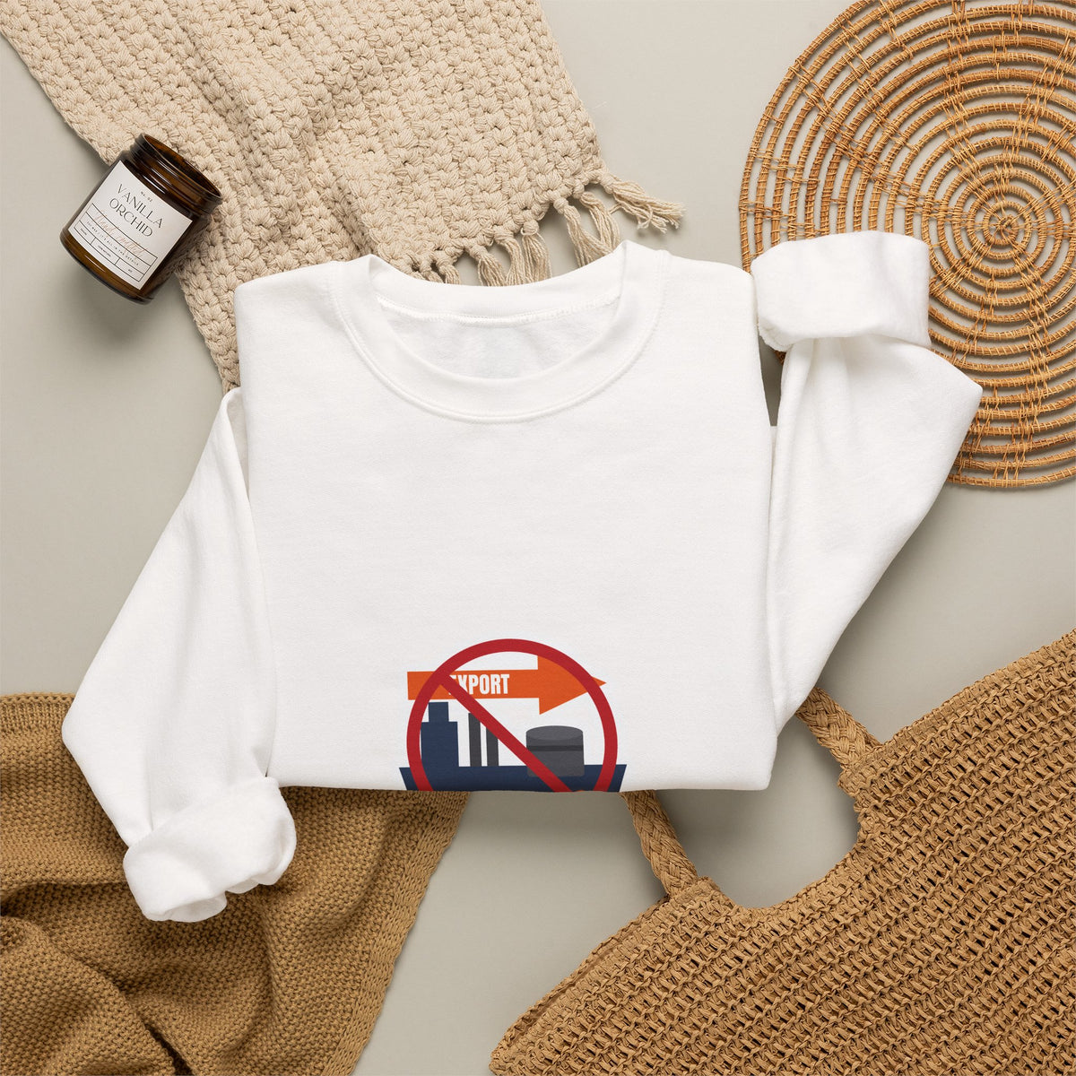 Export Bans Aren't Relief Crewneck Sweatshirt | I Like Offending You